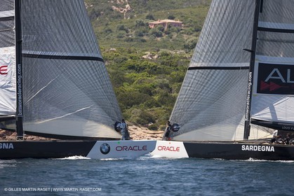 23 05 2010 - La Maddalena (ITA, Sardinia) Louis Vuitton Trophy - BMW ORACLE Racing - Racing Day 2