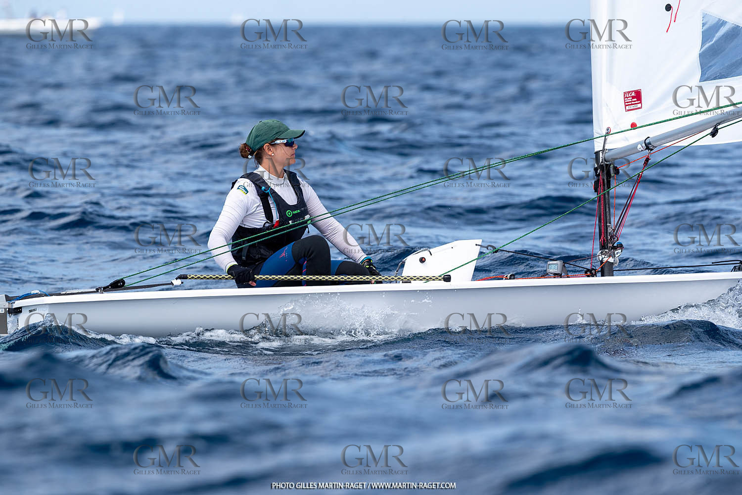 15 07 2023, Marseille (FRA), Paris 2024 Olympic Games Sailing Test Event, Day 6, Ilca 6 Medal race