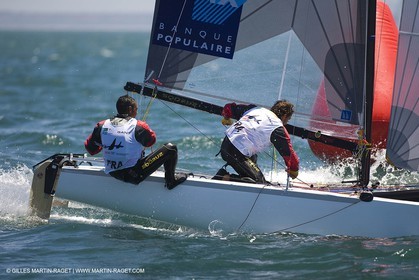 04-07-07 - ISAF SAILING WORLD CHAMPIONSHIPS - CASCAIS 2007 - DAY 1 - classe Tornado - FRANCE - Guichard-Guyader