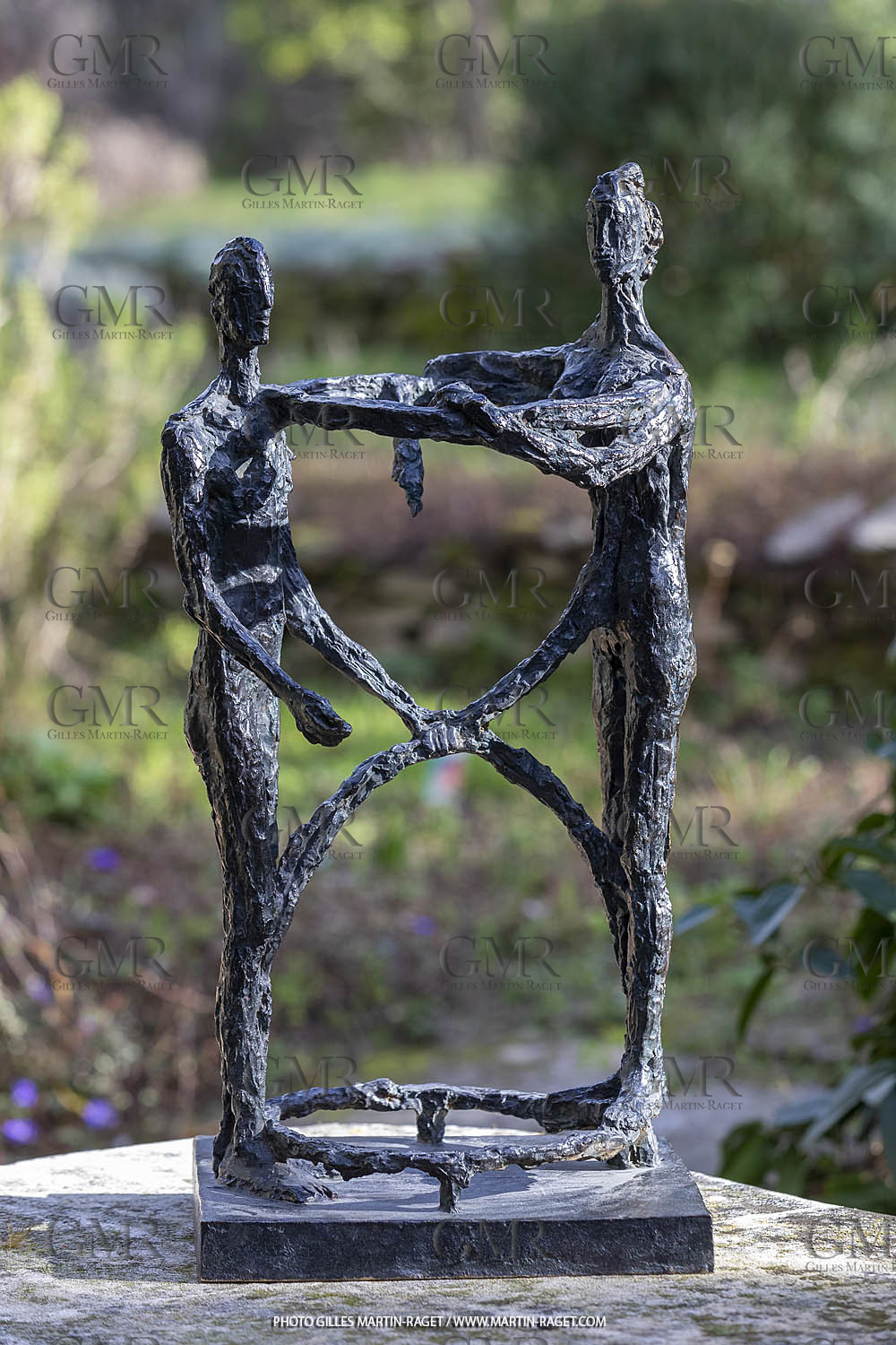 19 02 2020, St Rémy de Provence (FRA,13), Oeuvre de Germaine Richier, Le Sablier III 1953, Bronze patiné foncé, Epreuve d'exposition, 68,5 x 31 x 28 cm, collection particulière