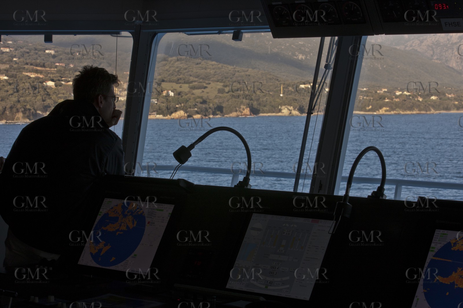 16 02 2012 - Propriano (FRA, Corse) -  La Méridionale shipping company- Piana at Propriano