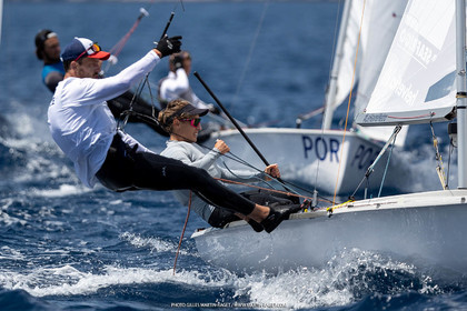 09 07 2023, Marseille (FRA), Paris 2024 Sailing Test Event, Race Day 1, 470