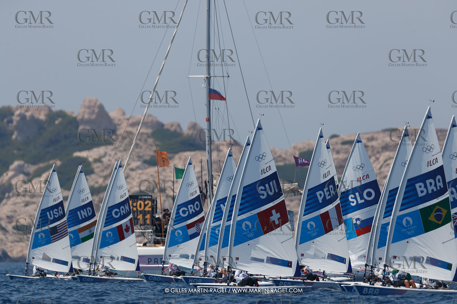 02 08 2024, Marseille (FRA), Paris 2024 Olympic Games, Sailing, Race Day 5,