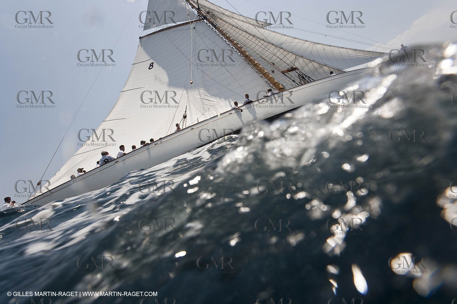 Sailing, Classic yachts, Voiles Vieux Port 2009, Marseille (FRA)