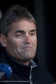 19 01 2010 - Valencia (ESP) - 33rd America's Cup - BMW ORACLE Racing - Valencia Training - Sail 3 - International press visit base - Russell Coutts