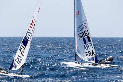 09 07 2023, Marseille (FRA), Paris 2024 Sailing Test Event, Race Day 1, ILCA 7