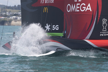 08 12 2020 - Auckland (NZL) - 36th America's Cup - Practice Sessions - Day 1