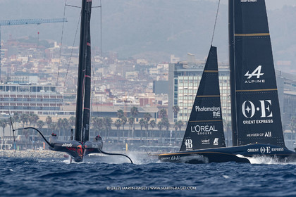 22 08 2024, Barcelona (ESP), Louis Vuitton 37th America's Cup, Louis Vuitton Preliminary Regatta, Race Day 1