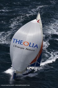 06-26-2007 - FIGARO II - THEOLIA - Skipper : Robert Nagy - Training off Marseille (south France) with strong wind conditions