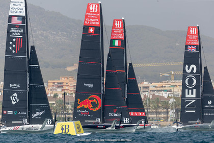 15 09 2023, Vilanova i La Geltru (ESP), 37th America's Cup, Preliminary Regatta N° 1, Race Day 3