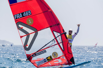 16 07 2023, Marseille, (FRA), Paris 2024 Olympic Games 2024 Sailing Test Event, Day 8, Medal race IQ Foil Men, Thomas Goyard (FRA)