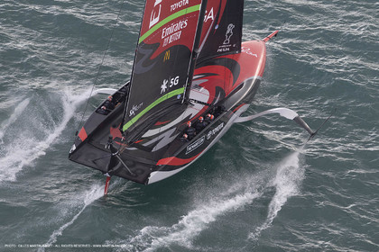 10 12 2020 - Auckland (NZL) - 36th America's Cup - Practice Sessions - Day 2 - Emirates Team New Zealand
