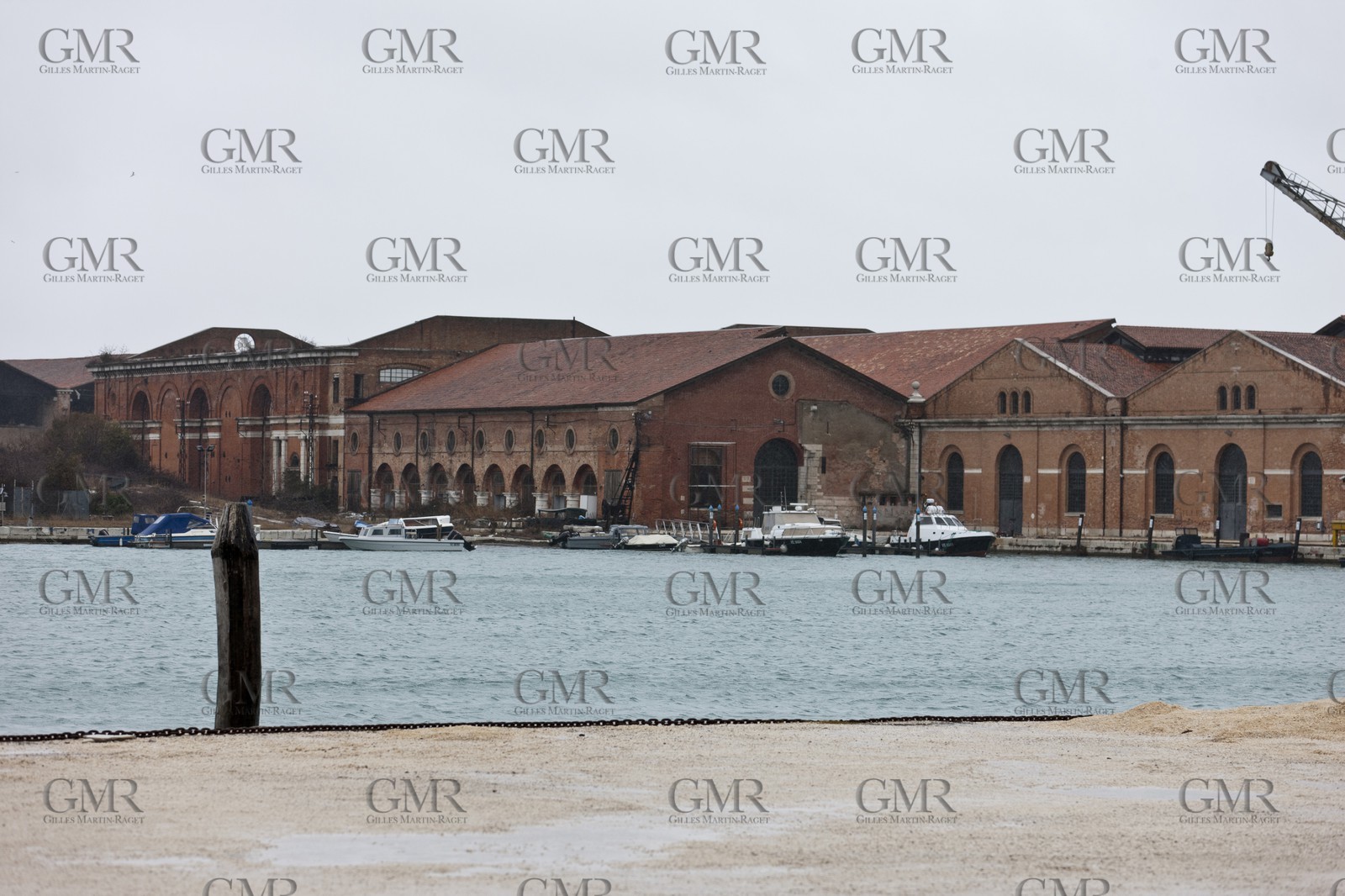 20 02 2012 - Venezia (ITA) - 34th America'sCup - Venezia 2012 America's Cup World Series - The Arsenale where the AC45 moorings, public village, media center and Club 45 will be located