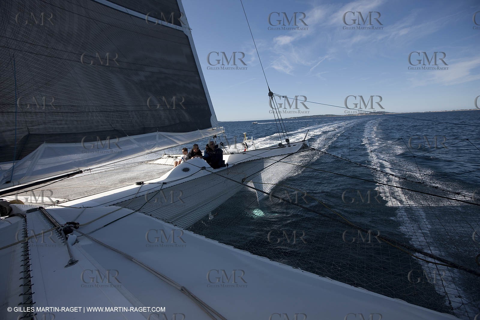 05 09 2009 - Hyères (FRA, 83) Hydroptère beat the overal sailing speed record with a run at 51,36 knts ( subjet to ratification by WSSRC)