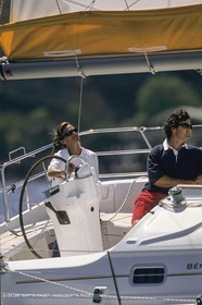 Voile, croisière, personnages, couples