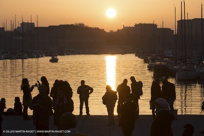 02 02 2013 Marseille (FRA,13) - Opening of the shadehouse and renovated historical Vieux Port