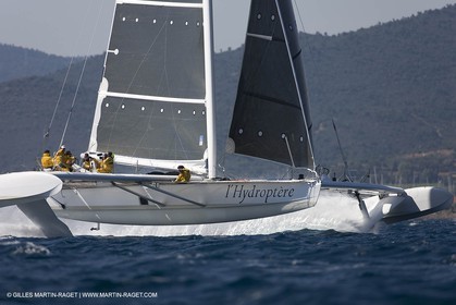 14 06 2008 - Toulon-Hyères (FRA,83) - 50 knots record attempt trials by l'Hydroptère
