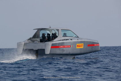 19 08 2024, Barcelona (ESP), Louis Vuitton 37ème America's Cup, Louis Vuitton Preliminary Regatta, Training Day,