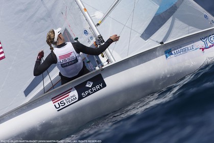 10 04 2015, Marseille (FRA), Yachting Club de la Pointe Rouge - Coupe Internationale de Printemps des 470, Day 3