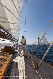 01 10 2011 - Saint Tropez (FRA,13) - Voiles de Saint Tropez 2011 - Classic Yachts - Day 5 - Onboard Mariquita