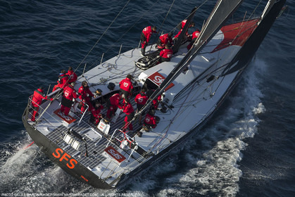 24 mars 2016   Marseille (FRA,13), SFS II (skipper Lionel Péan), dernière sortie d'entraînement avant la SNIM