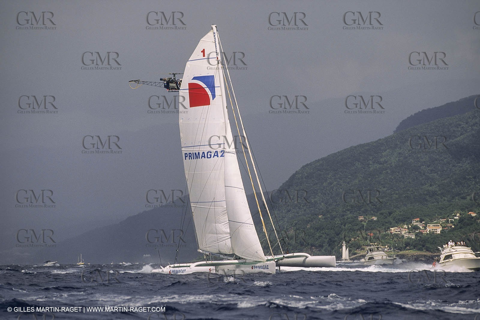 Yacht Racing, Multihull, ORMA 60, Laurent Bourgnon, Primagaz