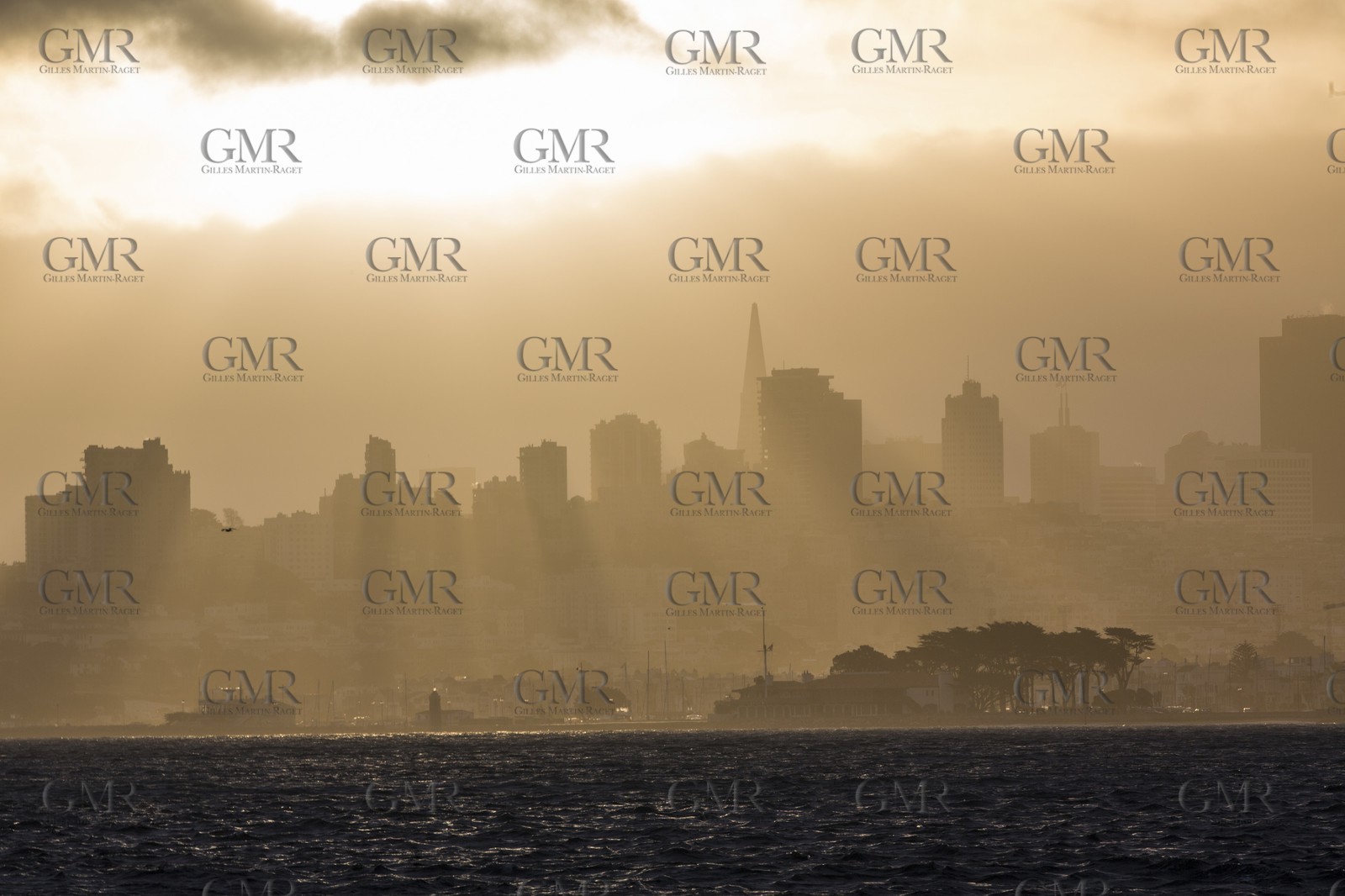 18 02 2013 - San Francisco (USA) - 34th America's Cup - The America's Cup Trophy in San Francisco Bay