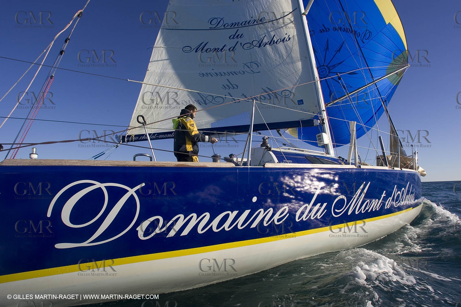 15 02 2007 - La Grande Motte (FRA) - Onedesign Figaro II - Thierry Duprey du Vorsent (Domaine de Monts d'Arbois)