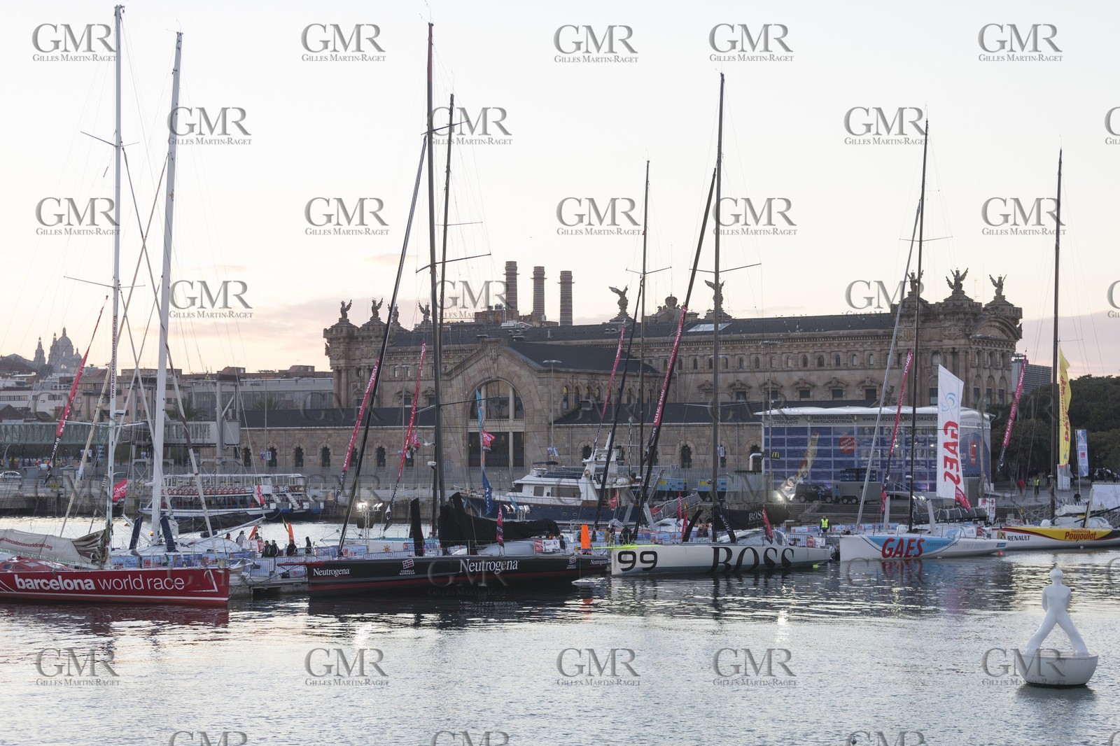 17 12 2014, Barcelona (ESP), Barcelona World Race 2014-15, Measurement operations