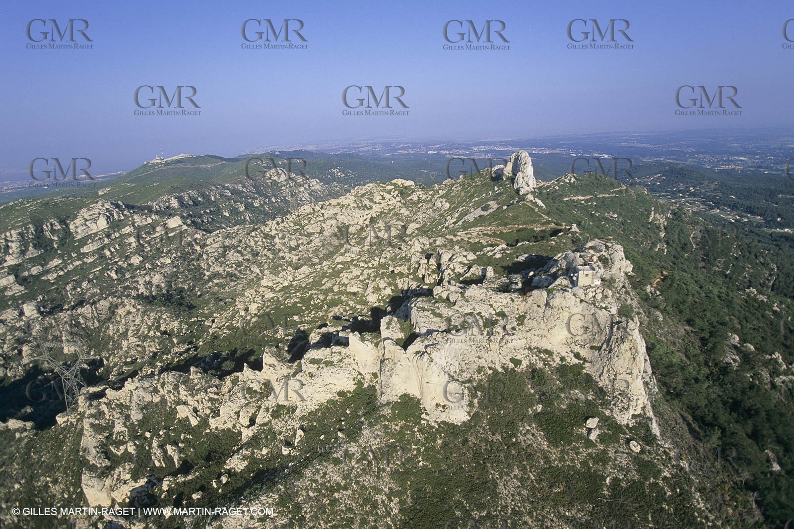 France, Provence, Pays d'Aubagne, collines de Marcel Pagnol