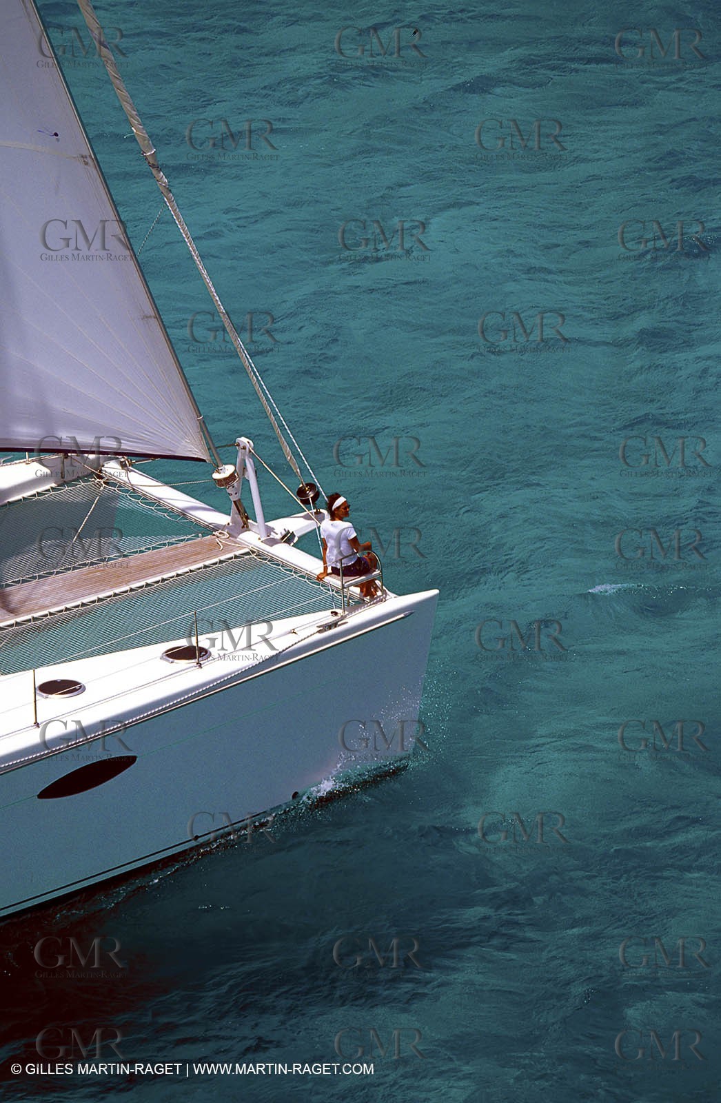 Cruising multihull sailing