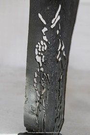 13 01 2023, Marseille (FRA,13), Oeuvre de Germaine Richier, Claire-voie n°3, 1956,, Bronze patiné foncé, Epreuve d'exposition, 35x18.5x14 cm, Collection particulière