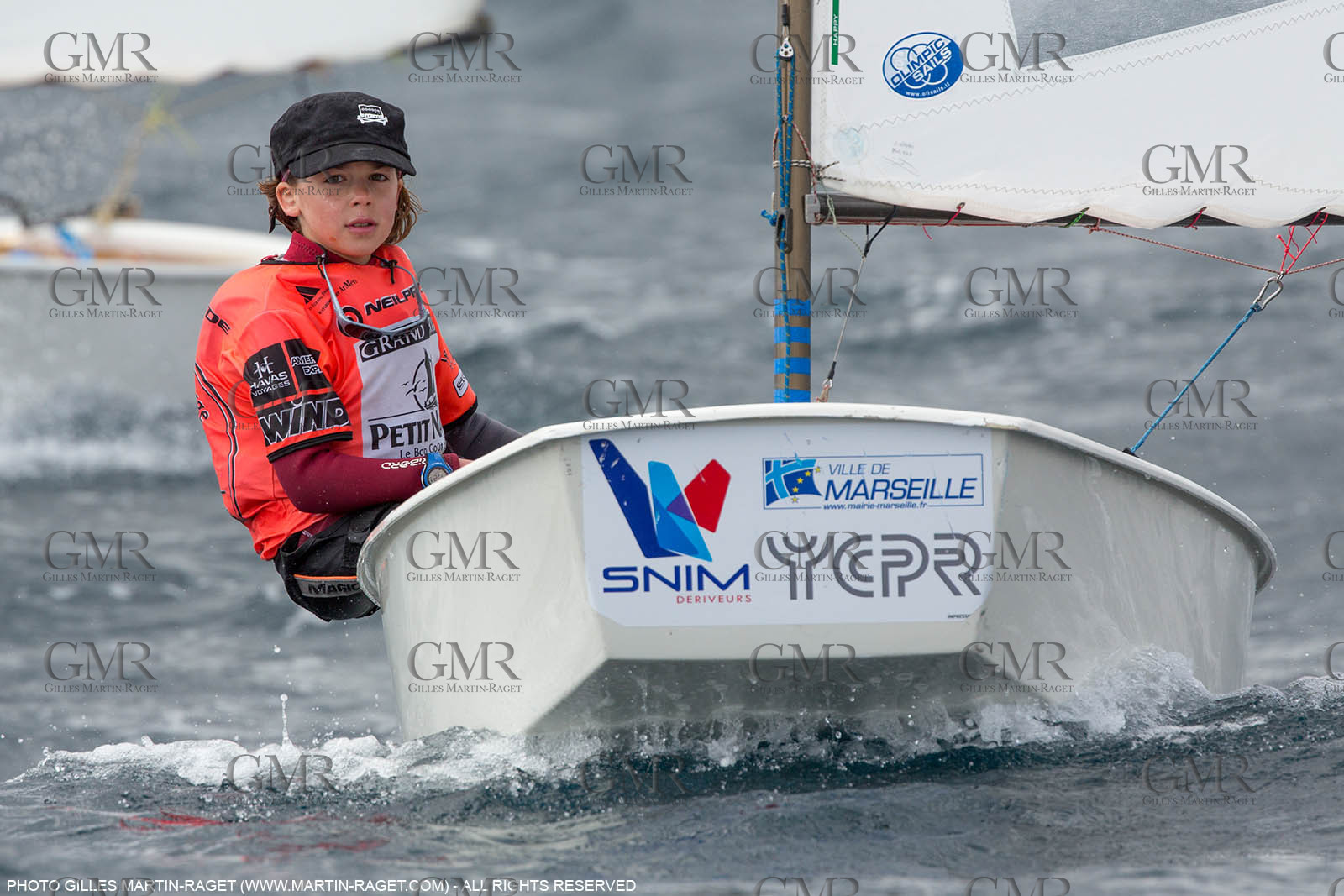 15 04 2016, Marseille (FRA,13), SNIM Dériveurs, Coupe Internationale de Printemps Optimist, Final Day