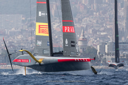 24 08 2024, Barcelona (ESP), Louis Vuitton 37th America's Cup, Louis Vuitton Prelilinary Regatta, Race Day 3