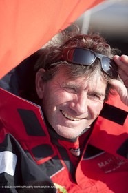 13 03 2010 - La Grande Motte   Port Camargue (FRA) - Groupe Bel - Entraînement Kito de Pavant   Sébastien Audigane en vue de la Transat AG2R 2010