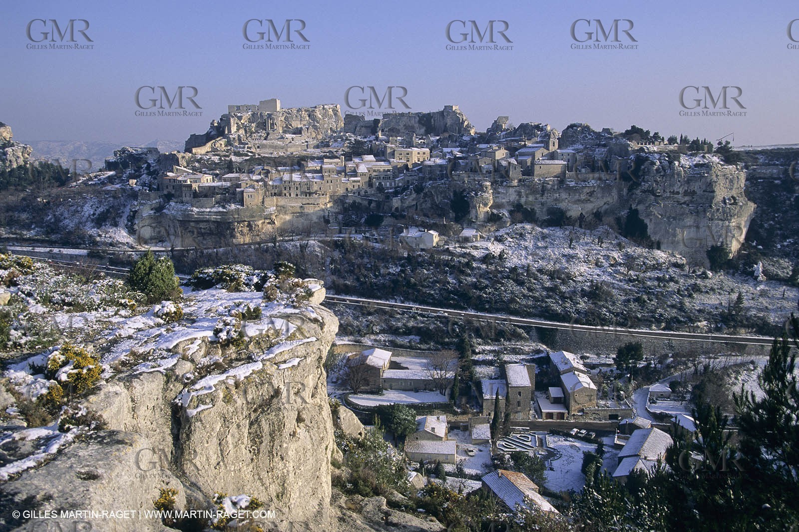 Provence under snow - Baux ed Provence