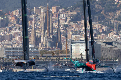 19 10 2024, Barcelona (ESP), Louis Vuitton 37th America's Cup, Final Match, Race Day 6