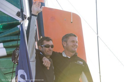 09 11 2007 - Barcelona (Spain) -  Barcelona World Race 2007 - Delta Dore (Jeremie Beyou   Sidney Gavignet)