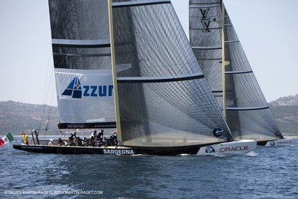 19 05 2010 - La Maddalena (ITA, Sardinia) Louis Vuitton Trophy - Racing Day 1 - Azzura Vs Mascalzone Latino