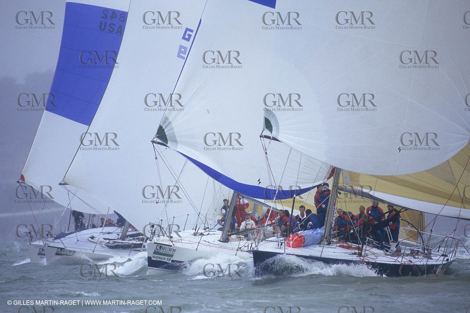 Sailing, Yacht Racing, Admiral's Cup, Cowes Week, Cowes (UK, IOW)