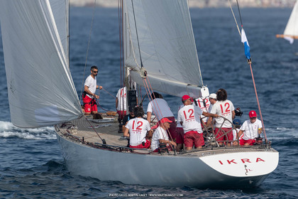 05 10 2023, Saint-Tropez (FRA,83), Les Voiles de Saint-Tropez 2023, Race Day 5, Défi Pride Vs Ikra