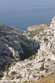 10 09 2009 - Marseille (FRA, 13) - Les Calanques - Massif de Marseilleveyre- Vallon de Mougranier -Vallonl Saint Michel - Callelongue
