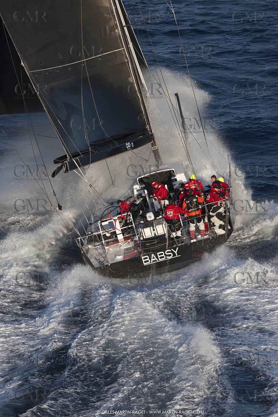 09 10 2017, Calvi (FRA,20), VOR 70 Babsy, Tentative de record autour de la Corse à la voile, skipper Franck Cammas