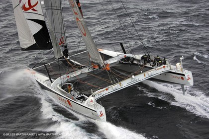 Orange II - Record Mediterranée 2004 - Départ devant Marseille