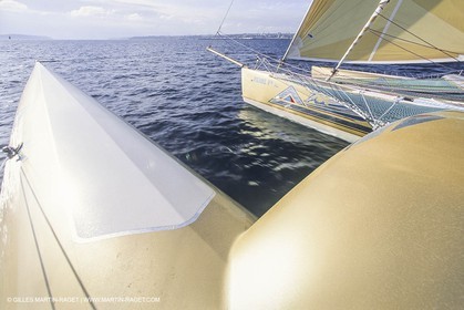 Sailing, Offshore Racing, Route du Rhum 1990, Groupe Pierre 1er, Florence Arthaud