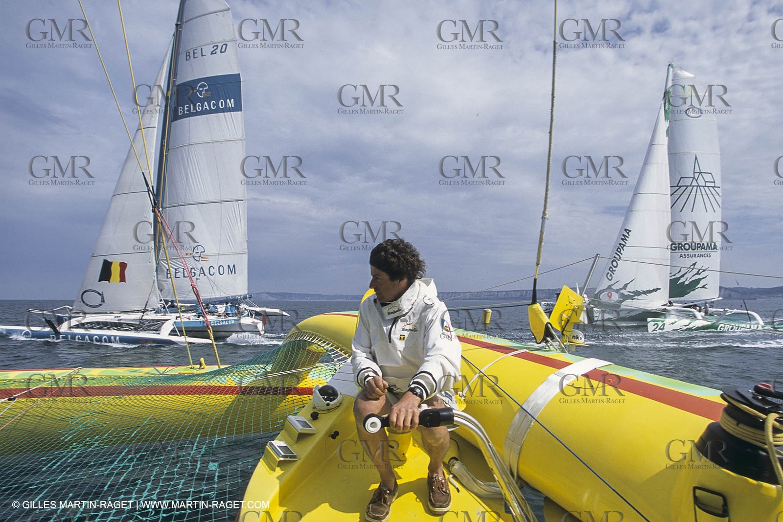 Yacht Racing, Multihull, ORMA 60, Jean Le Cam, Bonduelle