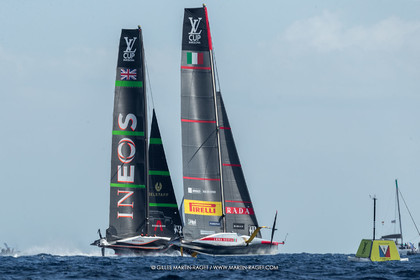 04 10 2024, Barcelona (ESP), 37th America's Cup, Louis Vuitton Cup Final, Race Day 7