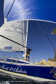 15 02 2007 - La Grande Motte (FRA) - Monotype Figaro II - Thierry Duprey du Vorsent (Domaine de Monts d'Arbois)