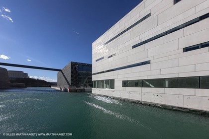 11 01 2013 - Marseille (FRA,13) - Marseille Provence 2013, Capitale européenne de la Culture, Ewplanade du J4, MUCEM et Villa Méditerrannée