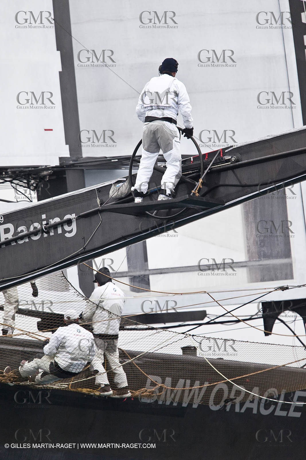 04 02 2010 - Valencia (ESP) - 33rd America's Cup - BMW ORACLE Racing -Training in Valencia